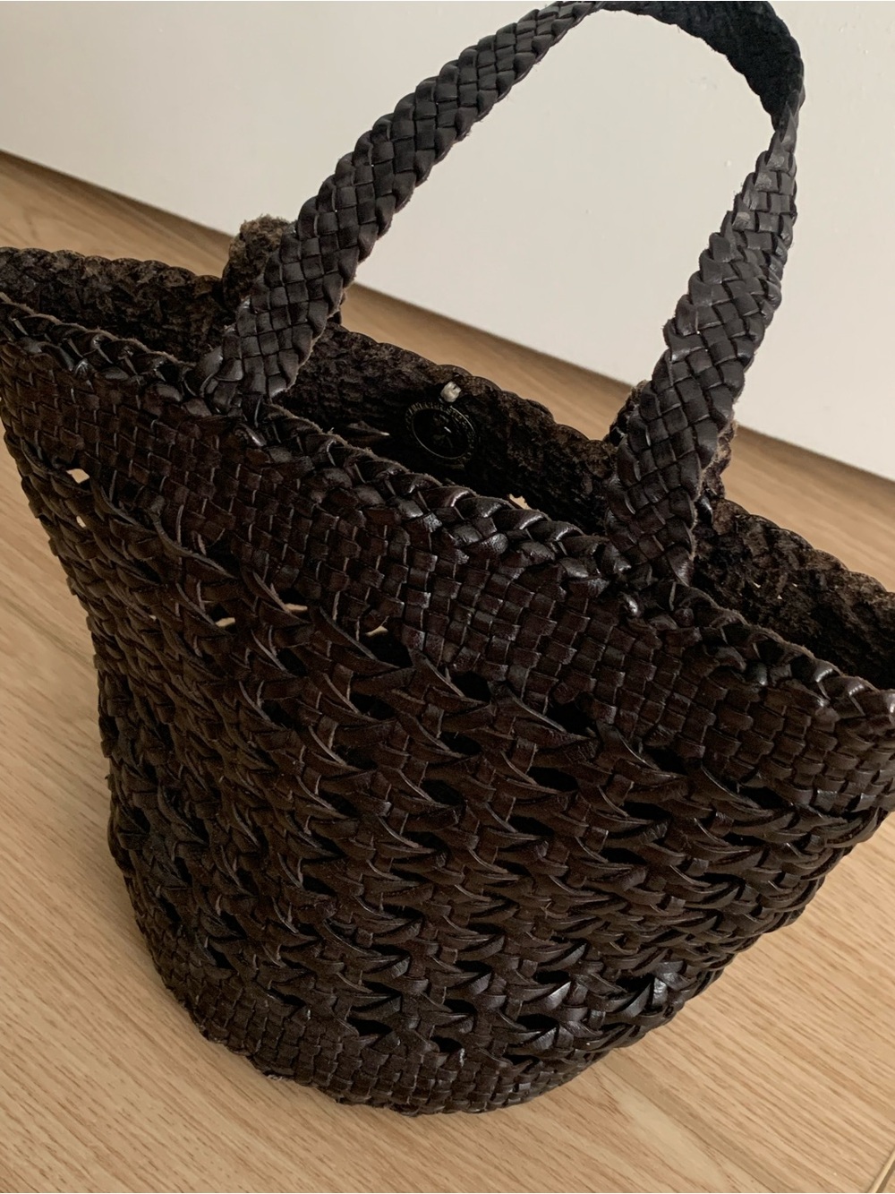 Dragon Diffusion Woven Basket Bag - Black - Picture 4 of 4